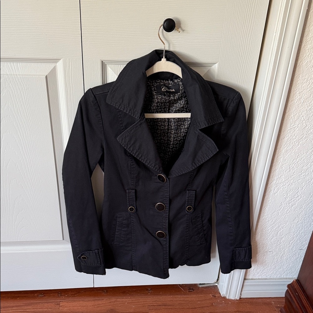 Guess Charcoal Tailored Blazer